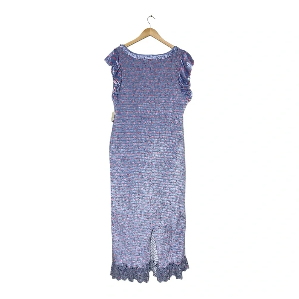 Free People Mckenna Velvet Midi Dress XL